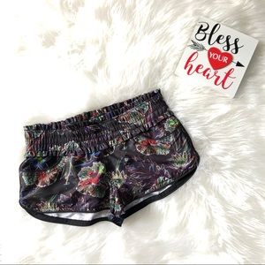 Hurley Black Floral Beach Rider Shorts Size XS